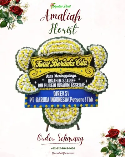 Papan Bunga Duka di Krandegan